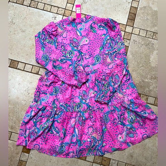 NWT Lilly Pulitzer Winona Stretch Dress - Strut Your Stuff - Large - Picture 3 of 3